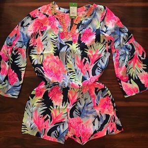 Lily Pulitzer Arielle long sleeve romper